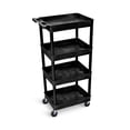 thumbnail image 2 of FSE 373-STC1111-B Tub Shelf Cart - Four Shelves, 2 of 2