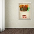 thumbnail image 3 of Trademark Fine Art "Iowa Watercolor Map" Canvas Art by Naxart, 3 of 3