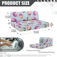 thumbnail image 7 of XYZCANDO Easter Egg RV Dinette Cushion Covers Heart Bench Cushion RV Accessories Stretchable Cushion Covers for Couches and Sofas Comfortable Couch Cushion Covers Loveseat Slipcovers Blue, 7 of 7