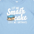 thumbnail image 4 of Inktastic Let Me Smash Cake Its My Birthday Boys Baby T-Shirt, 4 of 5