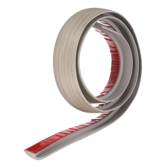 Uxcell Floor Transition Strip 1.4" 3.33ft Self Adhesive Carpet to Tile Transition Edging Trim for Uneven Floors Height 5mm, Grey Wood Grain
