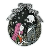 NBC Jack And Sally Together 4 Inches Tall Embroidered Iron On Patch