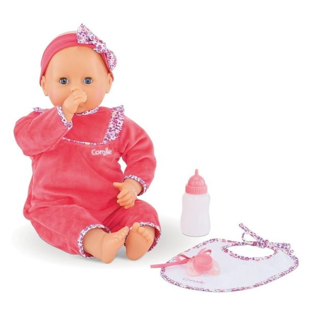 Trousse de toilette et accessoires pour poupée - COROLLE - rose bonbon,  Jouet