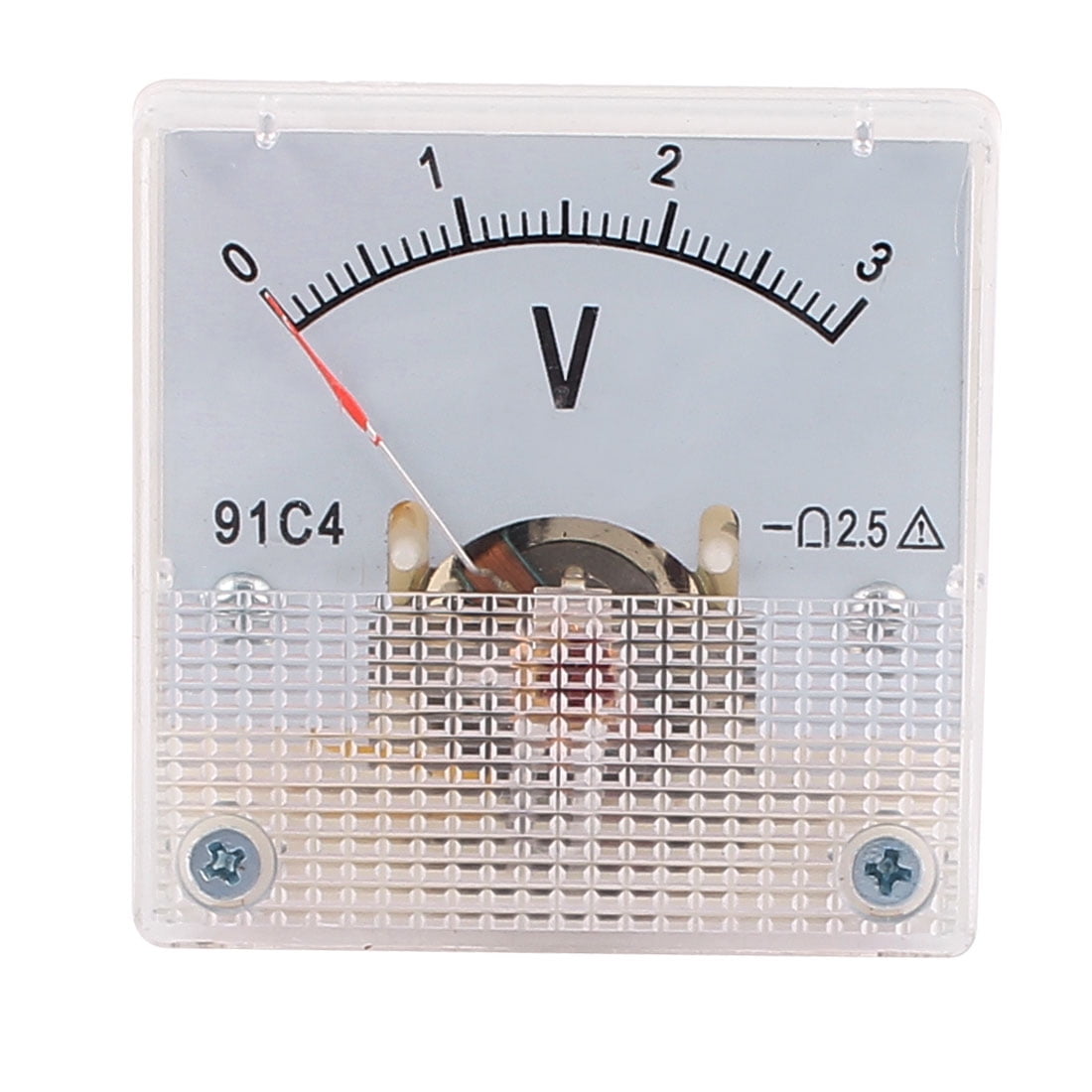 10991C4 DC 03V Fine Tuning Dial Panel Analog Voltage Meter Voltmeter