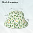 thumbnail image 3 of KLL Funny Toad Bucket Hat for Women Men Packable Travel Beach Sun Hat Outdoor Rave Accessories Reflective Fisherman Cap, 3 of 7