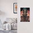thumbnail image 5 of DouZhe 1-Gang Blank Wallplate, Retro Grunge Skeleton Decorative Wall Plates, 5 of 7