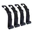 thumbnail image 3 of 4 ganchos para reposacabezas de coche, colgadores de almacenamiento, accesorios automotrices portátiles, fáciles de usar. Negro, 3 of 8