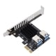 thumbnail image 5 of Tarjeta De Expansión PCI E De 4 Puertos, Tarjeta De Expansión PCI E, Datos Confiables, Antiinterferencia, Fácil De Usar Para Escritorio ANGGREK PCIE Riser Card, 5 of 8