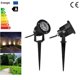 thumbnail image 2 of Inteprter 7W LED Césped Jardín Luz de inundación Patio Patio Camino Proyector Lámpara con base Impermeable Blanco cálido AC / DC 12V Iluminación y accesorios Numero 3 Inteprter HA024199-03, 2 of 6