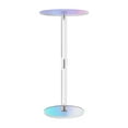 thumbnail image 1 of Mesa auxiliar acrílica, soporte para bebidas, estilo nórdico sencillo, 25 cm (10 pulgadas), mesita de noche moderna para la cama, la cocina o la sala, 1 of 8