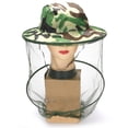 thumbnail image 4 of Flmtop Insect Mosquito Net Mesh Cap Face Protector Outdoor Fishing Hunting Camping Hat, 4 of 9