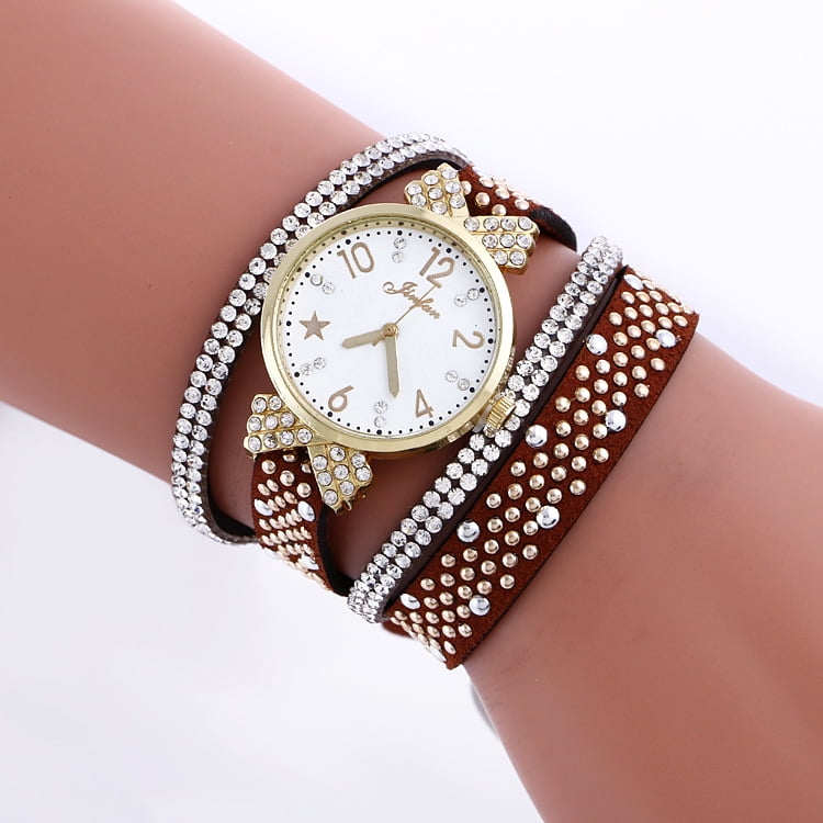 Women Watches Fashion Women's Ladies Luxury Diamond Drill Weave Wrap Wrist Watch Women Watches Fashion Women's Ladies Luxury Diamond Drill Weave Wrap Wrist Watch