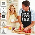 thumbnail image 4 of sidao Funny Aprons for Men, BBQ Chef Apron Funny Gifts for Men Birthday Christmas Gifts for Dad, Papa, Husband, 4 of 6