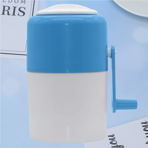 EXHUMKY Small Ice Making Grinding Tool Ice Chopper Blue Plastic 1Pack for Kitchen Tool