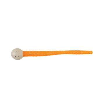 Berkley PowerBait Floating Mice Tails Fishing Bait, Glow/Orange Silver, 3in | 8cm