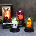 thumbnail image 4 of ER Decoración ligera del arte de la luz de la vela de la luz de la luz del LED de Halloween brillar Electrónica, 4 of 5