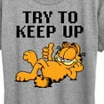 thumbnail image 3 of Garfield - Try To Keep Up - Women's Short Sleeve Graphic T-Shirt, 3 of 5