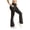 Black, variant on Women Flare Leggings with Pockets Comfy Yoga Pants High Waist Tummy Control Bootcut Workout Flared Leggings XL