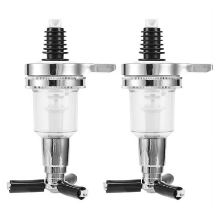 2Pcs 45Ml/1.5Oz Bar Butler Wall Mounted Replacement Nozzle Shot Dispenser for Revolving Liquor Bottle Holder
