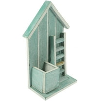 FOLOYORI Small Wall Planter Wooden Flower Holder Assorted Color 1Pack 5.31X2.95X9.43In