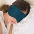thumbnail image 4 of Sleep Mask Silk Blackouted Soft Travel Mask with Adjustable Strap Sleep Eye Mask, 4 of 5