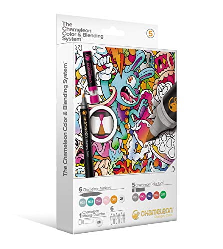 Chameleon Color and Blending System Set 5 with Markers and Color Tops ...