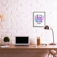 thumbnail image 2 of Stupell Industries Dreams Quote Purple Blue Butterfly Inspirational Sketch Framed Wall Art Design by Jennifer Paxton Parker, 16" x 20", Black Framed, 2 of 8