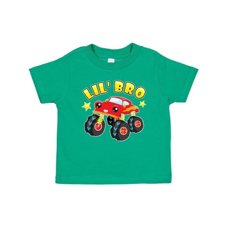 

Inktastic Monster Truck Little Bro Gift Baby Boy T-Shirt