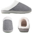 thumbnail image 2 of IceUnicorn Winter Hausschuhe Herren Damen Memory Foam Plüsch Wärme Home rutschfeste Pantuflas wollähnliche für Drinnen und Draußen Vhermosa LL-2298-4, 2 of 6