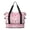 Breast Cancer Ribbon Pink Pattern, variant on Breast Cancer Ribbon Medical Icon Expandable Travel Tote Bag, Overnight Carry on Bag with Dry Wet Pockets, Tear Resistant Gift Ideas for Work Shopping Travel