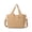 Brown, variant on URSOFINE Women's Lightweight Water Repellent Oxford Tote Bag Large Capacity Multi Pocket Shoulder Crossbody Handbag Travel Commute Bag with Luggage Sleeve