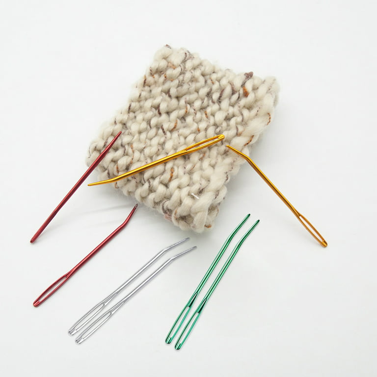 20pcs 7cm 9cm 15cm Plastic Knitting Needles Crochet Hooks Wool Yarn Needle  Children DIY Sweater Weaving Tools Accessory - AliExpress