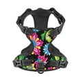 thumbnail image 4 of Junzan Vector Mexican Otomi Style Bright Pattern Dog Harness - Lightweight,Soft,Adjustable Small Harness And Leash Set-Small, 4 of 8
