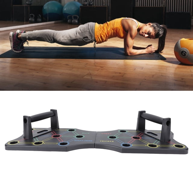 Push Up Board, Foldable ABS Plastic Reinforced Multi Functional Push Up Bar for Workout