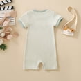 thumbnail image 3 of Mnyotv Baby Boys Summer Clothes Breathable Short Sleeve Bodysuits Cute Outfits for Infants Size 12-18 Months, 3 of 4