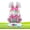 Egg Rabbit Ears, variant on Easter Bunny Balloons - 59 Inch Standing, Giant Cute Leakproof Reusable, Chick Egg Easter Party Balloons | 1-Pack for Indoor Outdoor Garden Yard Porch Lawn School Farmhouse Holiday Birthday Pink Blue