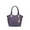 MT Dark Purple, variant on Devorah Women’s Tote Bag Signature Printed Vegan Leather Shoulder Bag by Mia K