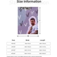 thumbnail image 4 of Liams Music Payne Flannel Blanket Air Conditioning Blanket Nap Blanket Sofa Throw Blanket Throw Blankets 40"X30", 4 of 6