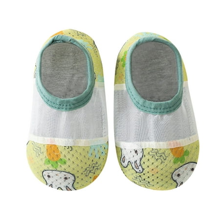 

Youmylove Infant Boys Girls Animal Prints Cartoon Socks Toddler Breathable Mesh Floor Socks Barefoot Socks Non-Slip Shoes Baby Walking Shoes