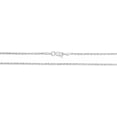 thumbnail image 5 of Floreo 14k White Gold 2mm Solid Rope Chain Diamond Cut Necklace, 5 of 5