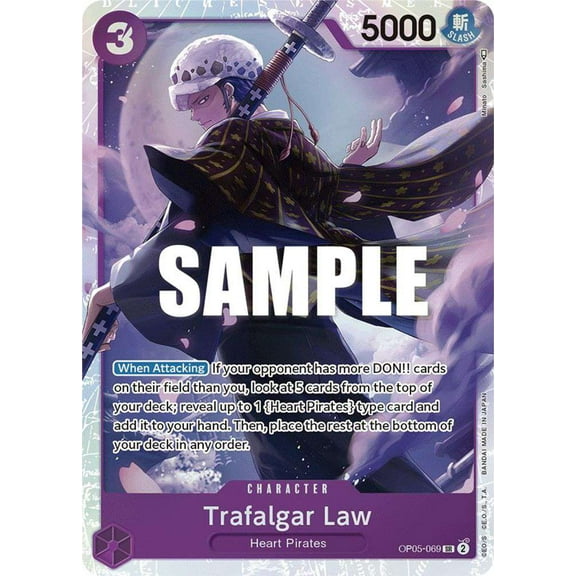 One Piece Awakening of the New Era Super Rare Trafalgar Law OP05-069