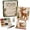 U6, variant on Christmas Sea Glass Art Kit, DIY Sea Glass Mosaic Art Kit for Beginner & Adults, Mosaic Craft Kit with Santa, Christmas Theme Artwork, DIY Home Decor, Craft Lovers Gift