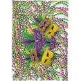 thumbnail image 2 of Coolnut Mardi Gras Tablecloth, Waterproof Washable Polyester Square Table Cover, Durable Tablecloth for Kitchen Dining Table Party Decor, 60"X 120", 2 of 7