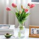 thumbnail image 3 of Ramo de tulipanes artificiales de 5 cabezas, tallo largo de 15,7 pulgadas, tacto real, para arreglos florales de primavera, decoración de bodas y casas de campo., 3 of 8