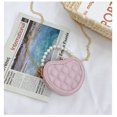 thumbnail image 1 of LinYooLi Mini Coin Wallet Pouch Pearl Handle Girls Shoulder Bag Princess Hand Bags Kids Purses Cute Childrens Heart-shaped Crossbody Bag, 1 of 6