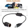 thumbnail image 2 of Usb Negro A Enchufe De Encendedor De Automóvil Adaptador De Corriente Convertidor Hembra,5V A 12V Cateissary VI011584-00, 2 of 6