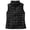 Black-1, variant on Women's Puffer Vest Winter Quilted Coat Lightweight Bubble Zip Up Sleeveless Warm Stand Collar Thermal Gilet
