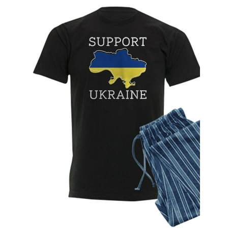 

CafePress - Support Ukraine - Men s Dark Pajamas