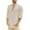 Beige, variant on Mens Shirts Long Sleeve Button Down Lapel Solid Color Blouses Daily Casual Loose Summer Tops Beige L