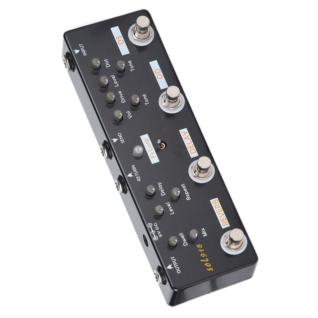 Efecto De Guitarra, Pedal De Efectos Poca Interferencia DC 9V 5 Modos Para Afinación De Guitarras Eléctricas